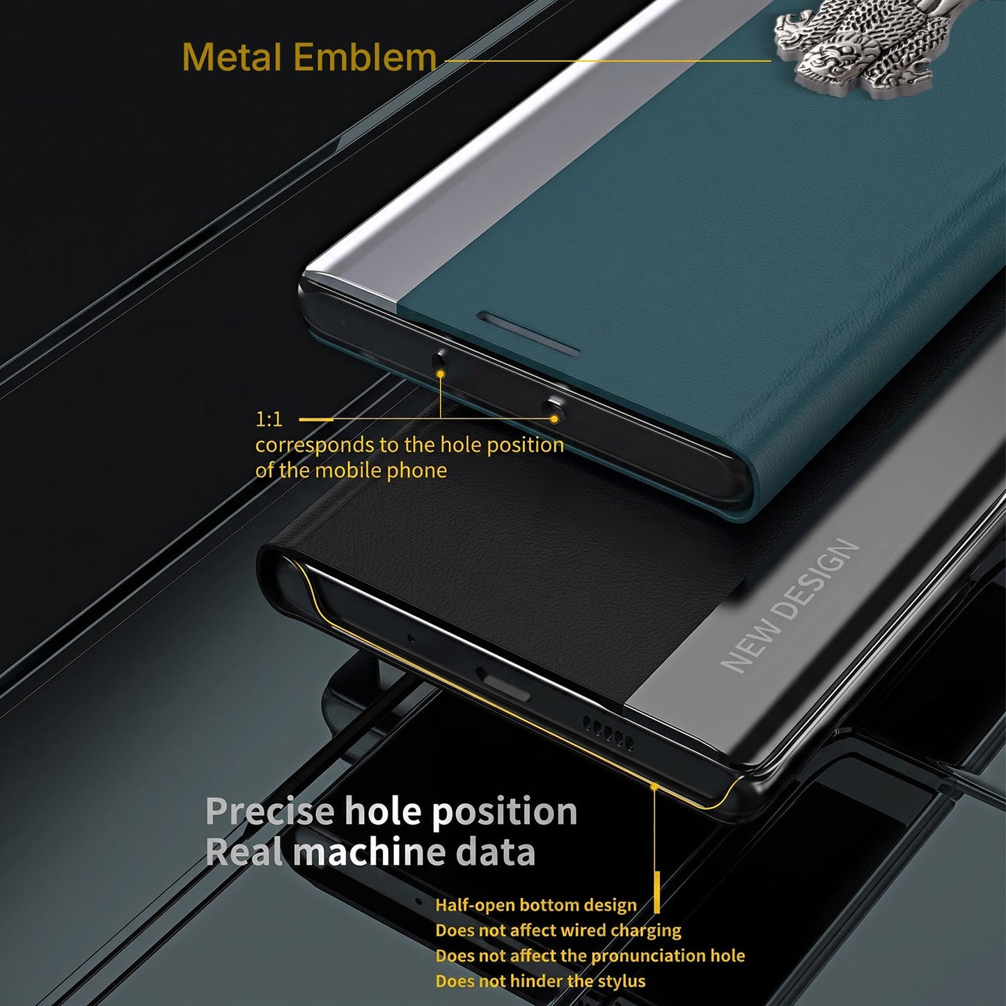 Oppo Reno16c 5G Satyamev Jayate Flip Leather Case