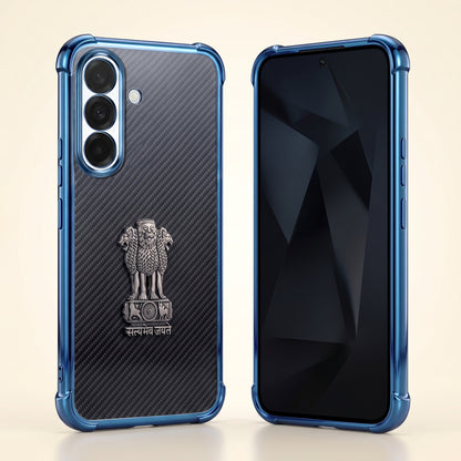 Samsung Galaxy A16 5G Satyamev Jayate 3D Metal Emblem Back Case