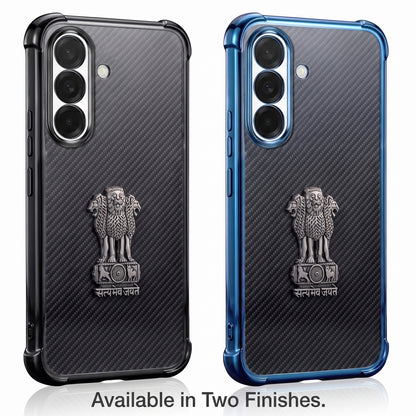 Samsung Galaxy A16 5G Satyamev Jayate 3D Metal Emblem Back Case