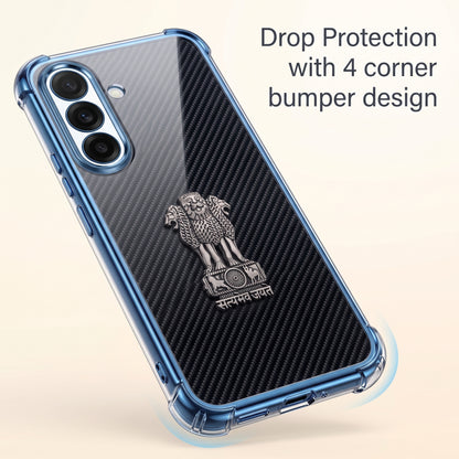 Samsung Galaxy A16 5G Satyamev Jayate 3D Metal Emblem Back Case