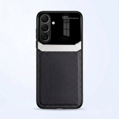 Samsung Galaxy A27 5G Premium Leather Lens Protective Case
