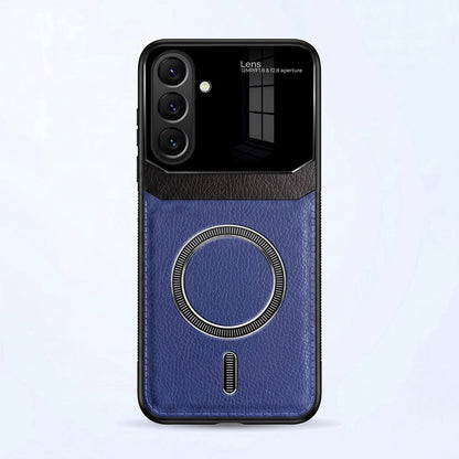 Samsung Galaxy A27 5G Premium Magsafe Magnetic Leather Lens Protective Case