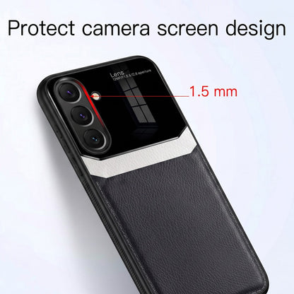 Samsung Galaxy A27 5G Premium Leather Lens Protective Case