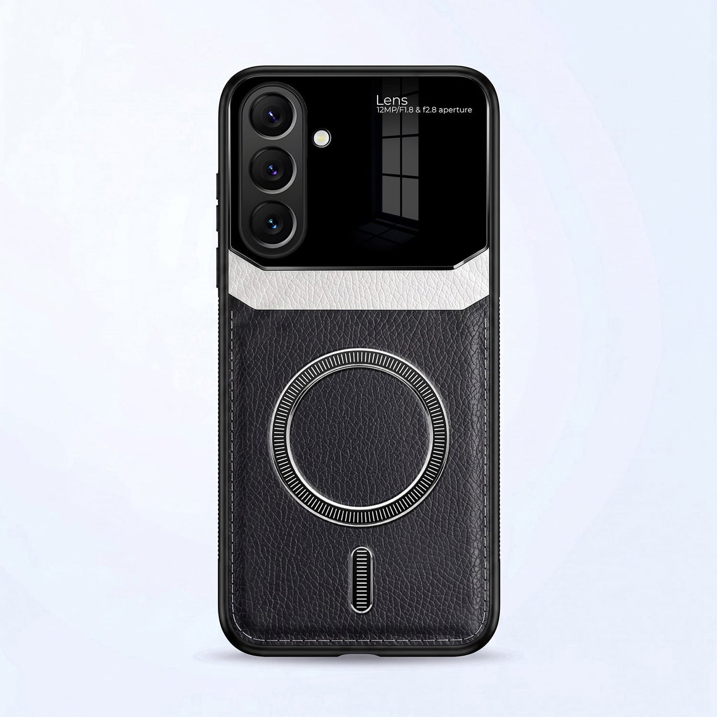 Samsung Galaxy A27 5G Premium Magsafe Magnetic Leather Lens Protective Case