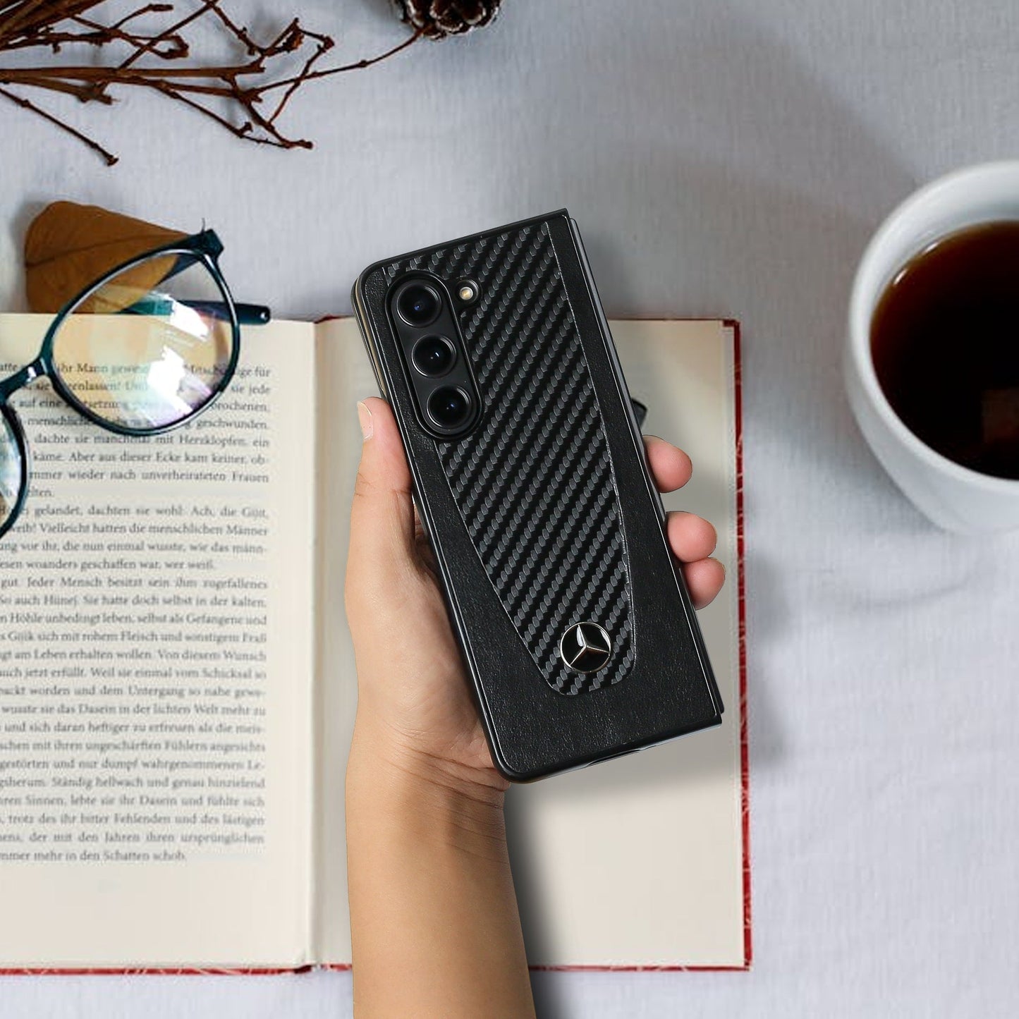 Samsung Galaxy Z Fold7 Benz style cover