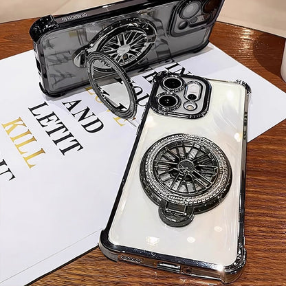 Oppo Reno14 5G Premium Stress Buster Wheel Rotating Shockproof Airbags Case (Buy 1 Get 1 Surprise Cover)