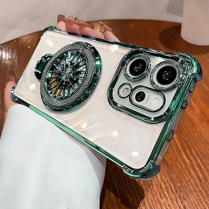 Oppo Reno14 5G Premium Stress Buster Wheel Rotating Shockproof Airbags Case (Buy 1 Get 1 Surprise Cover)