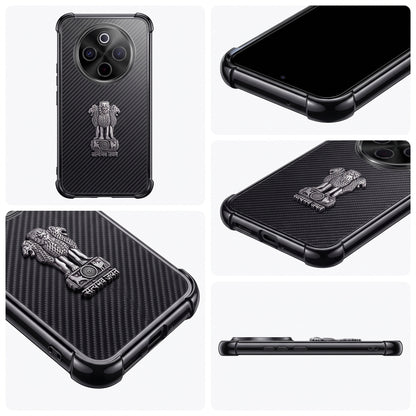 Vivo T4 5G Satyamev Jayate 3D Metal Emblem Back Case