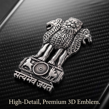 Vivo T4 5G Satyamev Jayate 3D Metal Emblem Back Case