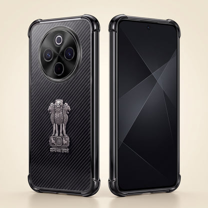 Vivo T4 5G Satyamev Jayate 3D Metal Emblem Back Case