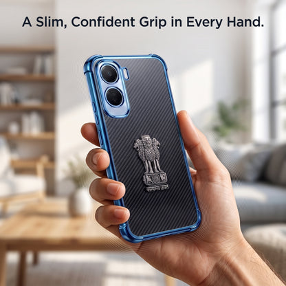 Vivo T5 Pro 5G Satyamev Jayate 3D Metal Emblem Back Case