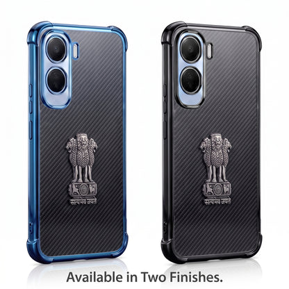 Vivo T5 Pro 5G Satyamev Jayate 3D Metal Emblem Back Case