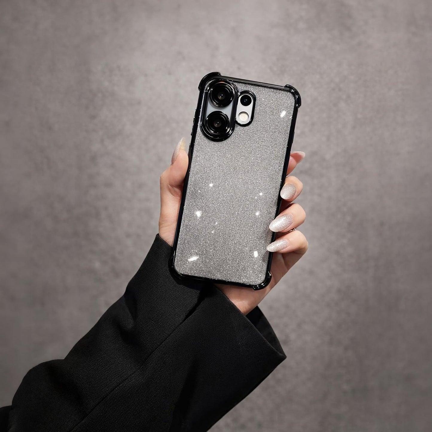 Vivo V60 5G Luxury Shimmer Shockproof Airbag Case (Buy 1 Get 1 Surprise Cover)