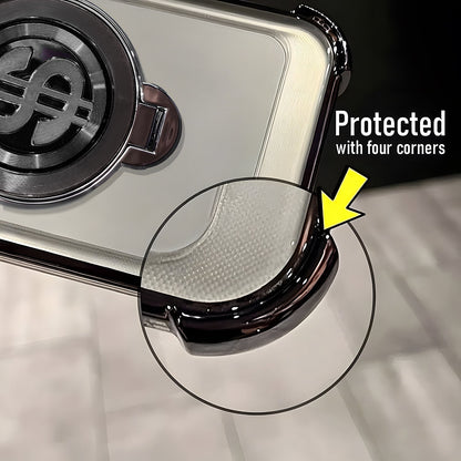 Vivo V60e 5G Four Corner Airbags 100% Original Astro Money Magnet Rotating Dollar Case