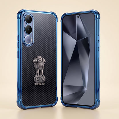 Vivo V70 FE 5G Satyamev Jayate 3D Metal Emblem Back Case