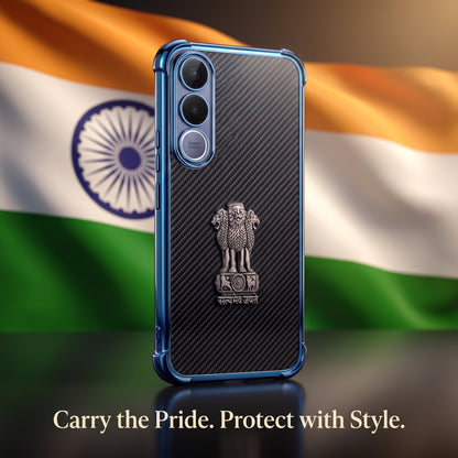 Vivo V70 FE 5G Satyamev Jayate 3D Metal Emblem Back Case