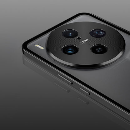 Vivo X300 5G Aluminium Metal Bumper Shield Transparent Back Case