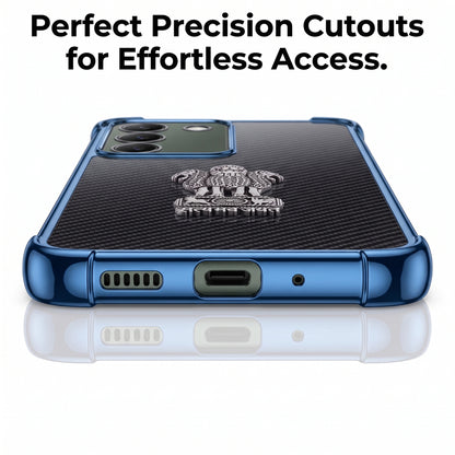 Vivo Y200 5G Satyamev Jayate 3D Metal Emblem Back Case