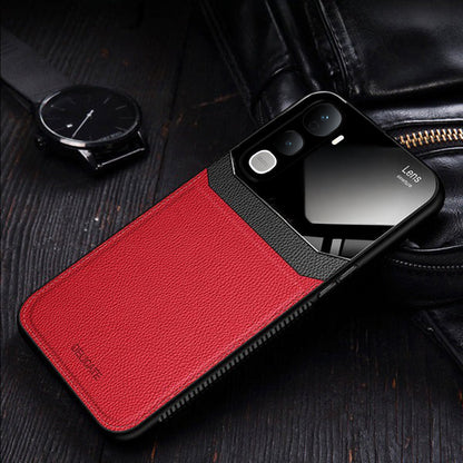 Vivo Y400 Pro 5G Premium Leather Lens Protective Case