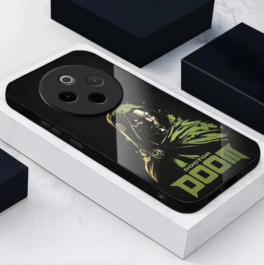 Vivo T4 5G Premium Acrylic Shockproof Glass Back Case (DoomCore)