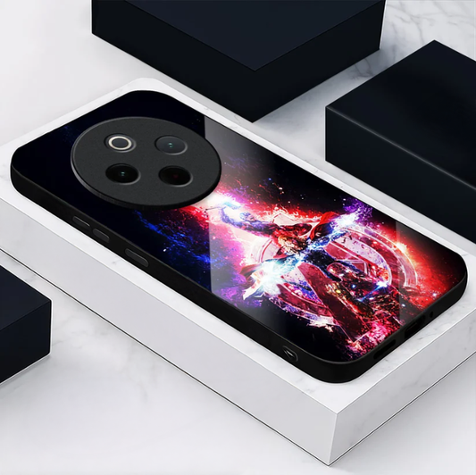 Vivo T4 5G Premium Acrylic Shockproof Glass Back Case (Infinity Blaster)