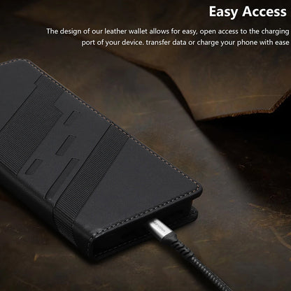 Vivo V40 Pro 5G case with magnetic flap and card holder slots