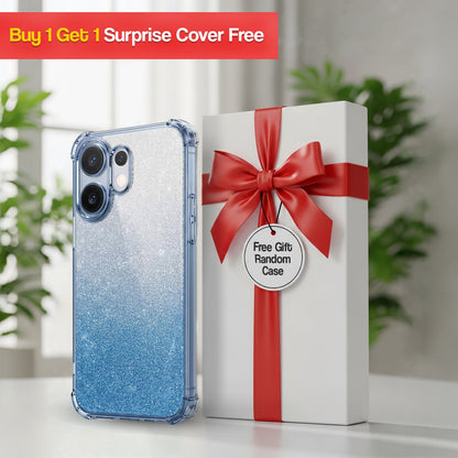 Vivo V60 5G Luxury Shimmer Shockproof Airbag Case (Buy 1 Get 1 Surprise Cover)