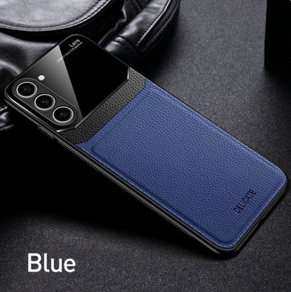 Samsung Galaxy A34 5G Premium Leather Lens Protective Case