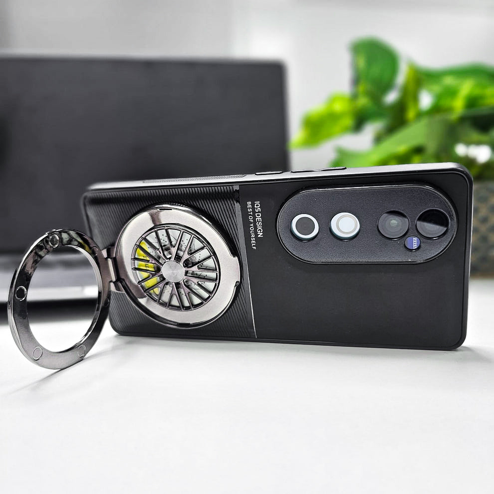 Vivo V40 5G Stress Buster Wheel Hybrid Scratch Resistant Back Case