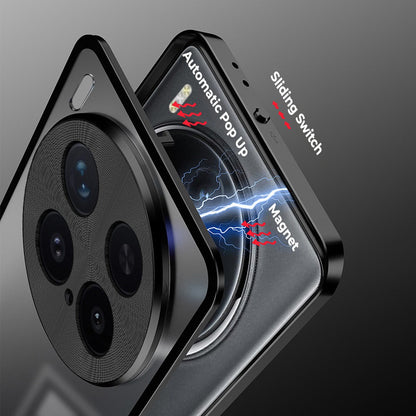 Vivo X300 Pro 5G Aluminium Metal Bumper Shield Transparent Back Case