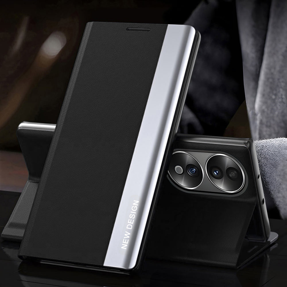 Black Vivo V40 5G Flip cover