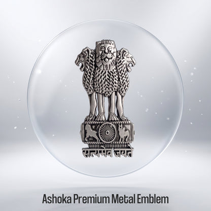 Samsung Galaxy A56 5G Compatible Satyamev Jayate 3D Metal Emblem Sticker