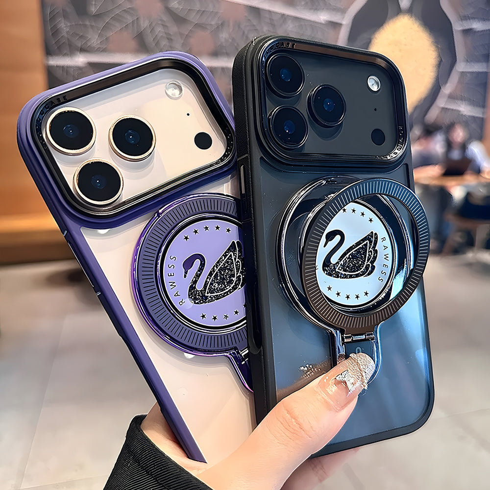 iPhone 17 Pro & 17 Pro Max Luxury Duck Ring Stand Shockproof Magnetic Magsafe Case