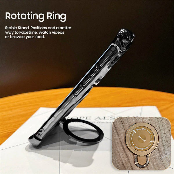 Samsung Galaxy A56 5G Luxury Four Corner Invincible Bracket Ring Stand Case (Buy 1 Get 1 Surprise Cover)