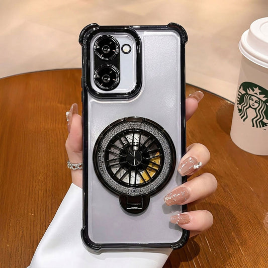 OnePlus 15R 5G Premium Stress Buster Wheel Rotating Shockproof Airbags Case