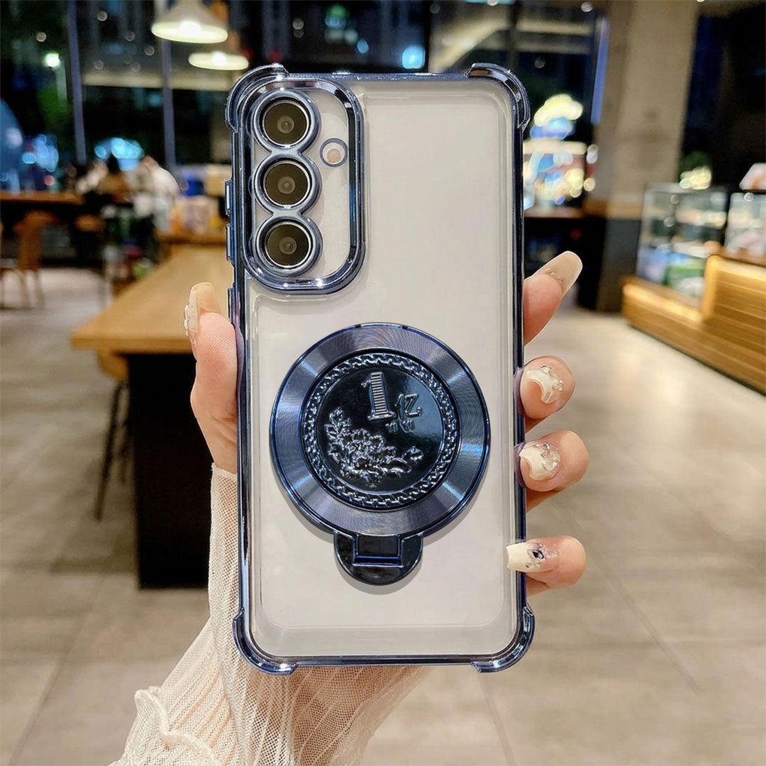 Samsung Galaxy A56 5G Premium Billion Wheel Rotating Shockproof Airbags Case (Buy 1 Get 1 Surprise Cover)