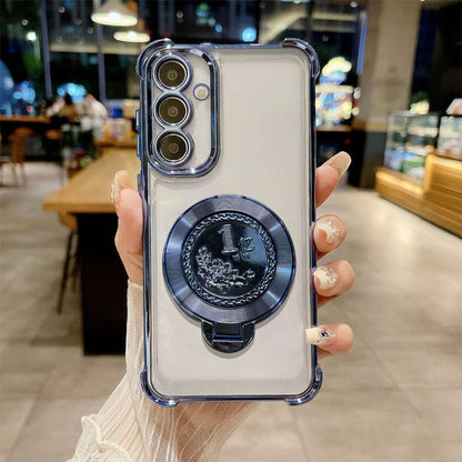 Samsung Galaxy A56 5G Premium Billion Wheel Rotating Shockproof Airbags Case (Buy 1 Get 1 Surprise Cover)