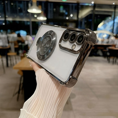 Samsung Galaxy A56 5G Premium Billion Wheel Rotating Shockproof Airbags Case (Buy 1 Get 1 Surprise Cover)