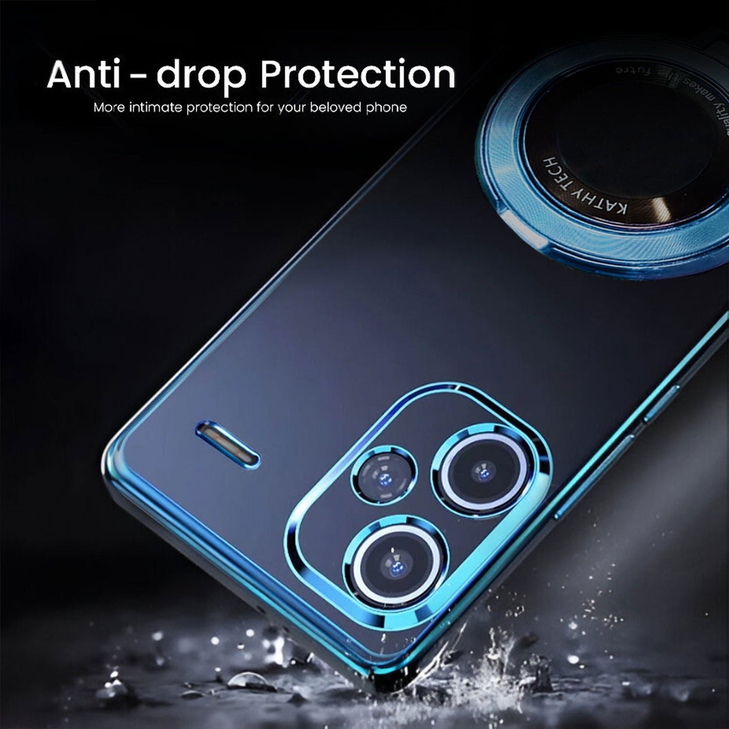 Redmi Note 13 Pro+ 5G Magnifier Electroplating Case