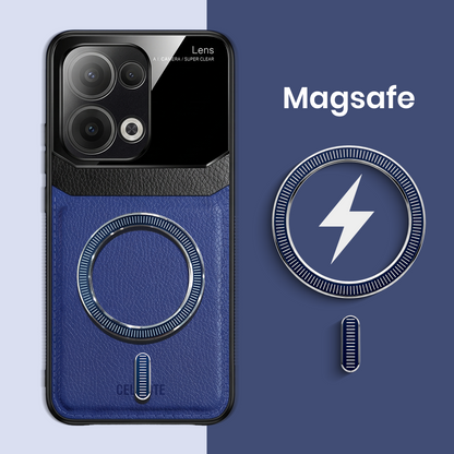 Oppo Reno 13 5G Premium Magsafe Magnetic Leather Lens Protective Case