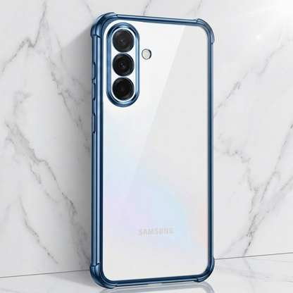 Samsung Galaxy M56 5G Anti-Yellow Electroplating Transparent Airbags Case