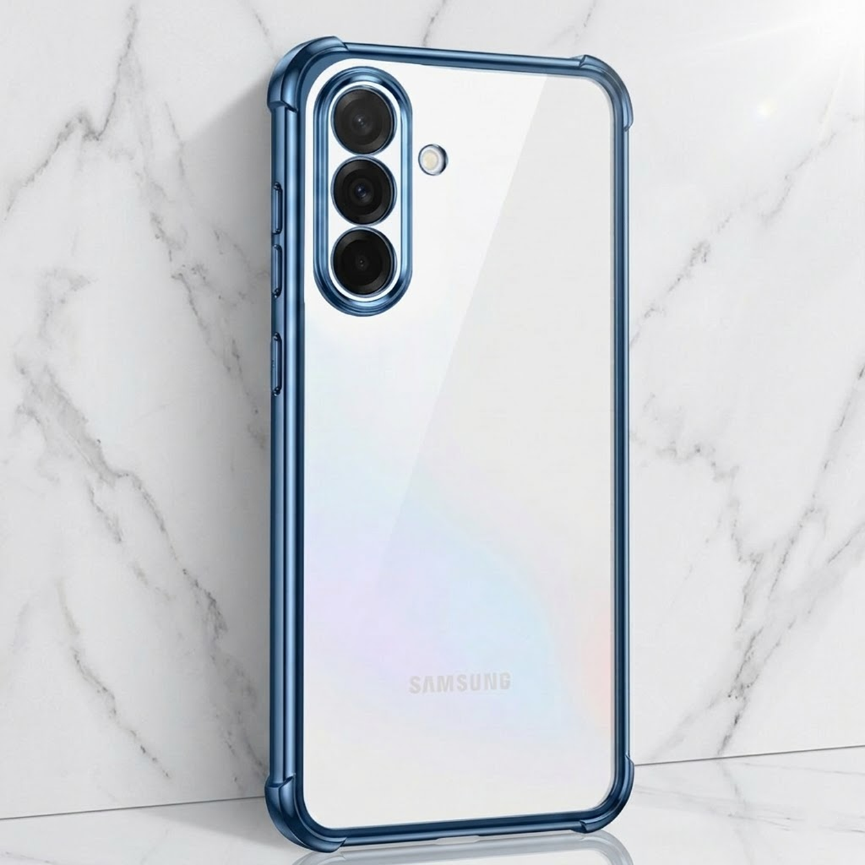 Samsung Galaxy A26 5G Anti-Yellow Electroplating Transparent Airbags Case