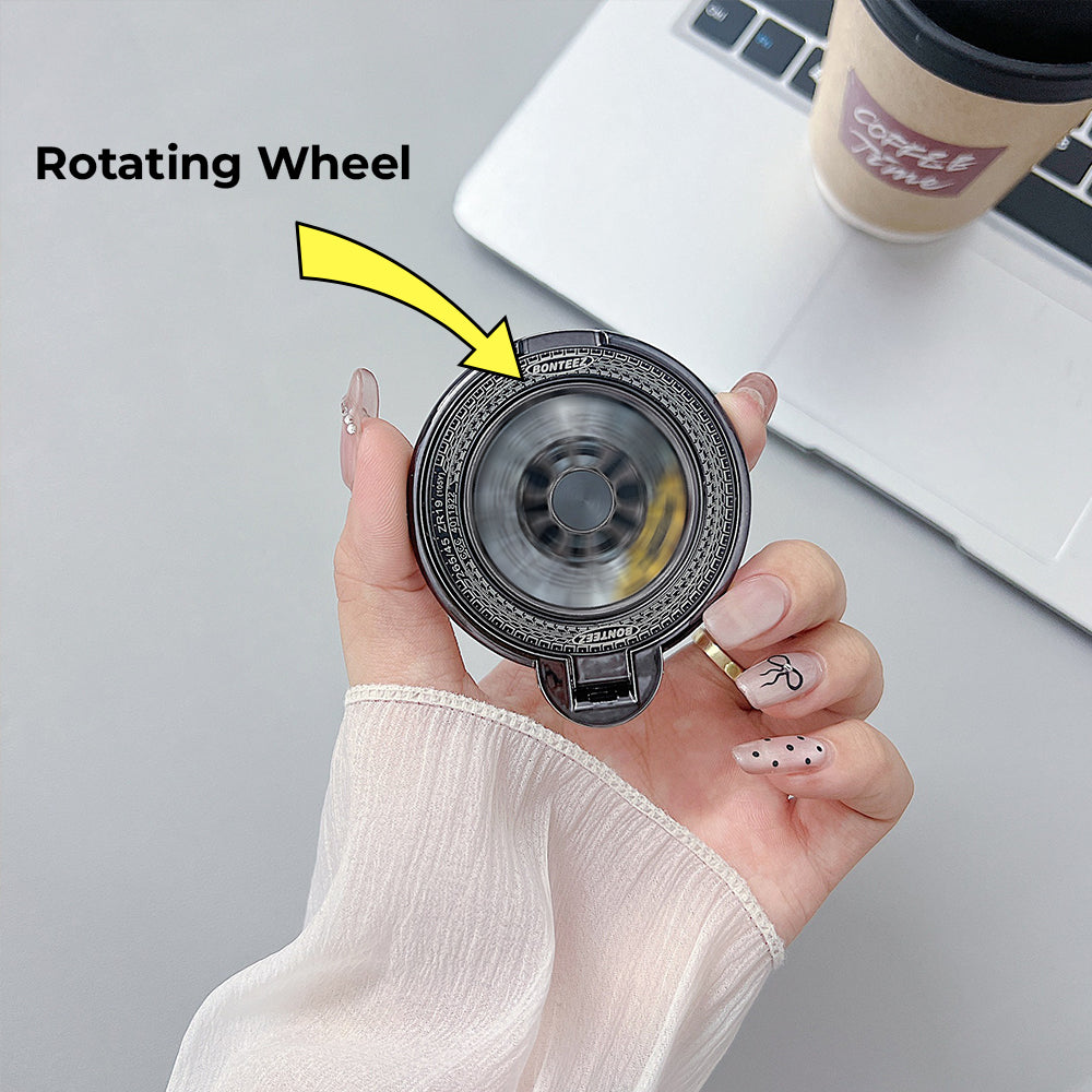 Vivo V60 5G Premium Stress Buster Wheel Rotating Shockproof Airbags Case (Buy 1 Get 1 Surprise Cover)