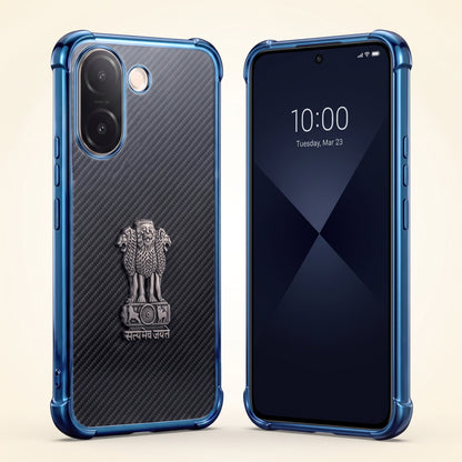 Vivo V60e 5G Satyamev Jayate 3D Metal Emblem Back Case
