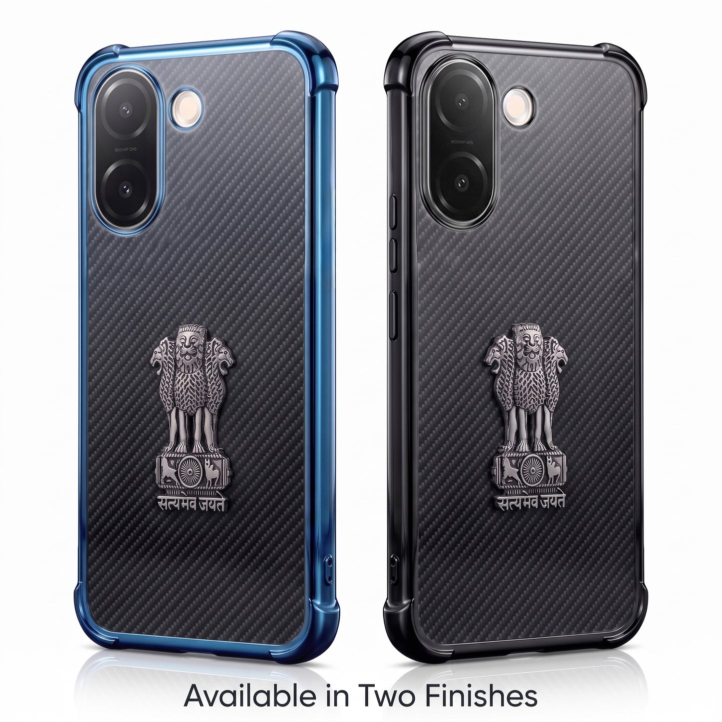 Vivo V60e 5G Satyamev Jayate 3D Metal Emblem Back Case