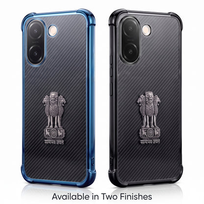 Vivo V60e 5G Satyamev Jayate 3D Metal Emblem Back Case