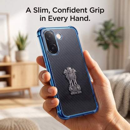 Vivo V60e 5G Satyamev Jayate 3D Metal Emblem Back Case