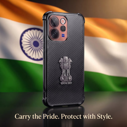Vivo V70 5G Satyamev Jayate 3D Metal Emblem Back Case