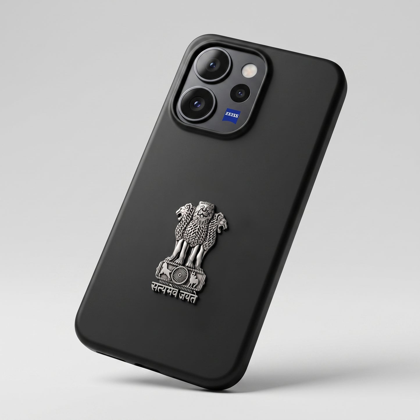 Vivo V70 5G Compatible Satyamev Jayate 3D Metal Emblem Sticker